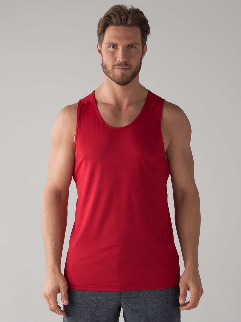 LULULEMON Men's Coral Sleeveless Muscle Tank Top size L-XL (see measurements)